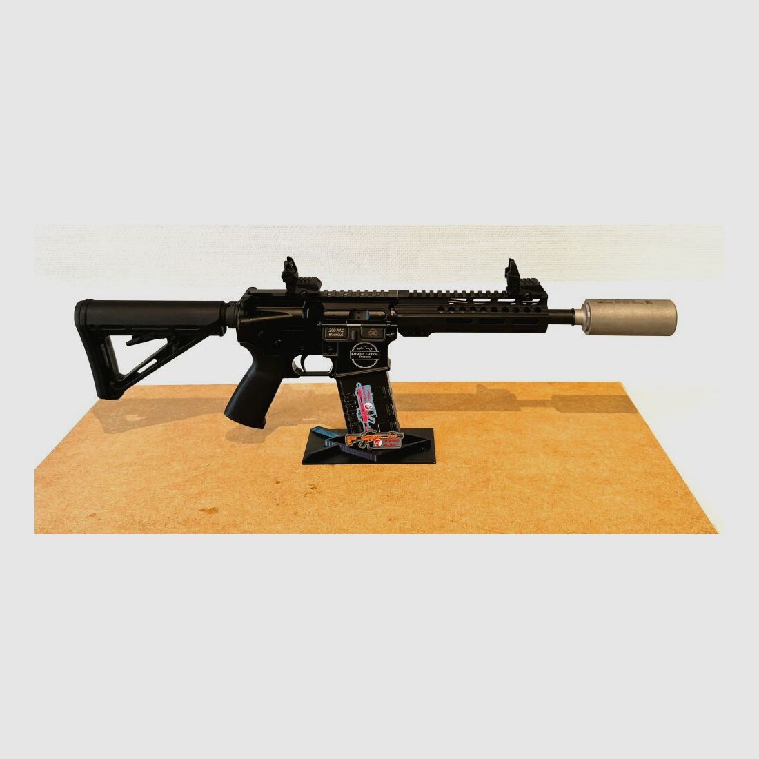 BTS Bavarian Tactical Systems & ASE Utra BTS-15 .300 AAC BLK 9" inkl. SL5i