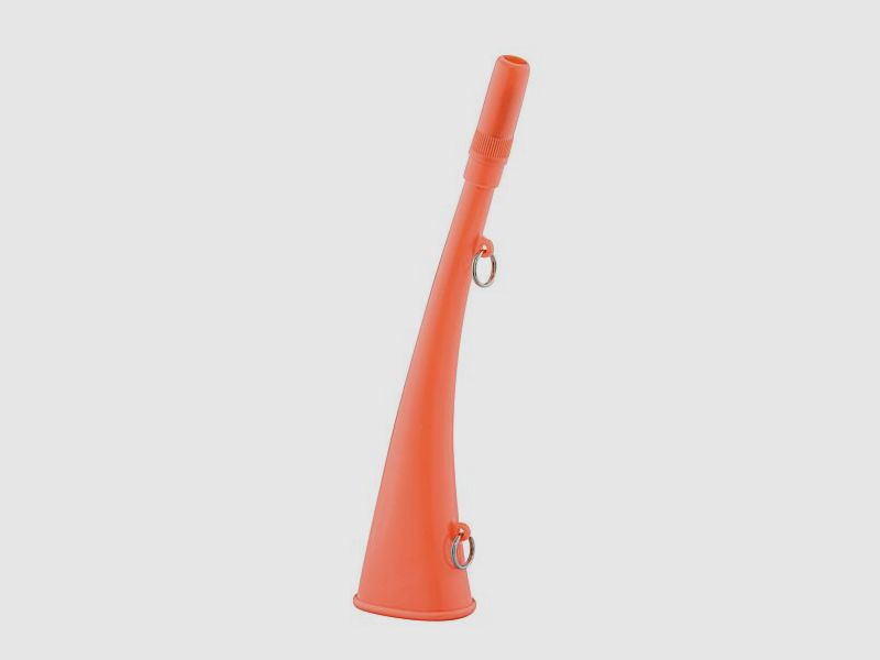 Flache Horn Elless aus ABS 25 cm fluoreszierendes Orange, Bild 3 von 4