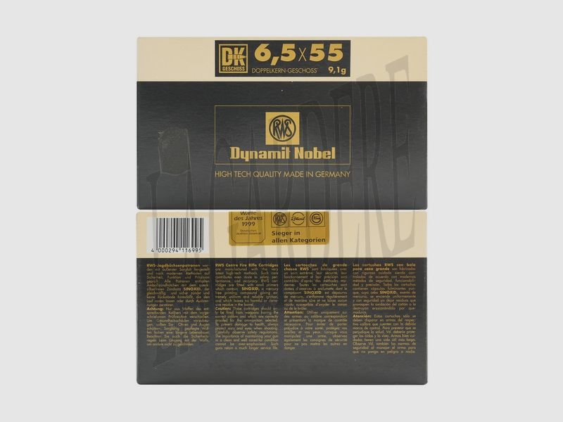 RWS DK 9,1G (PATRONE)