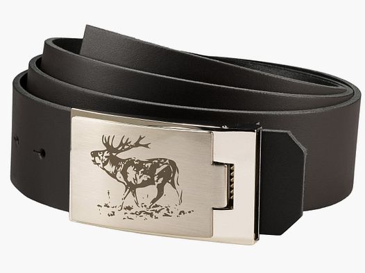 Hunting belt with deer motif