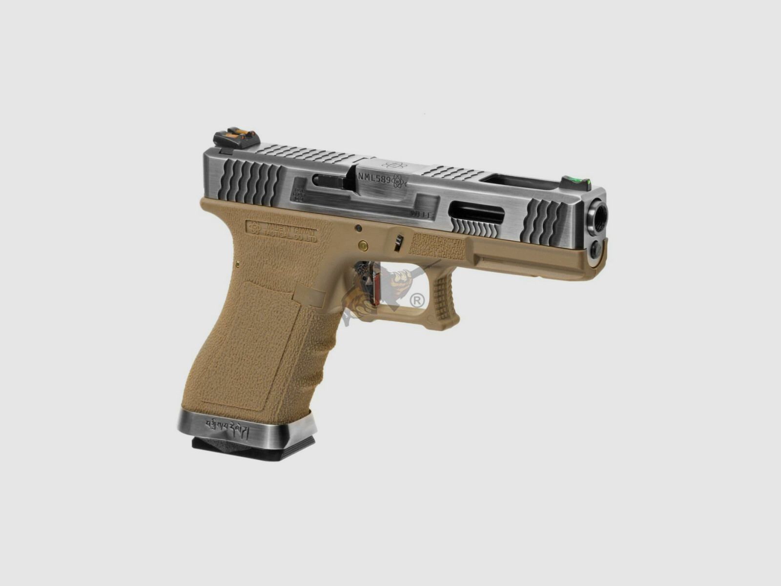 WE Custom 17 Metalowa Wersja Dual Tone Desert GBB -F-