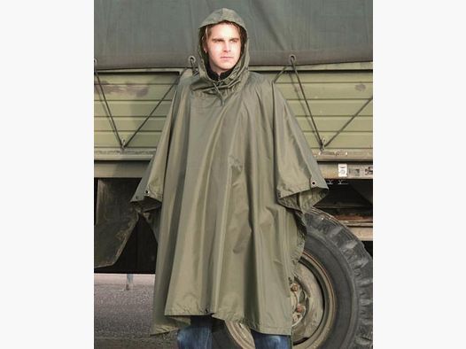 Mil-Tec Poncho R/S Olijf