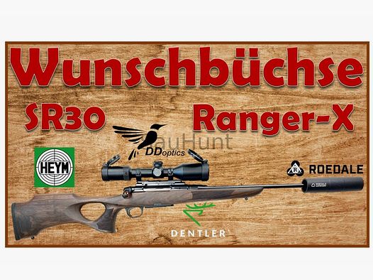 HEYM SR30 Ranger-X mit V10 von DDO und Roedale 50XK+ inkl. R.A.S.P - SOFORT Eure Wunschbüchse aus dem Video