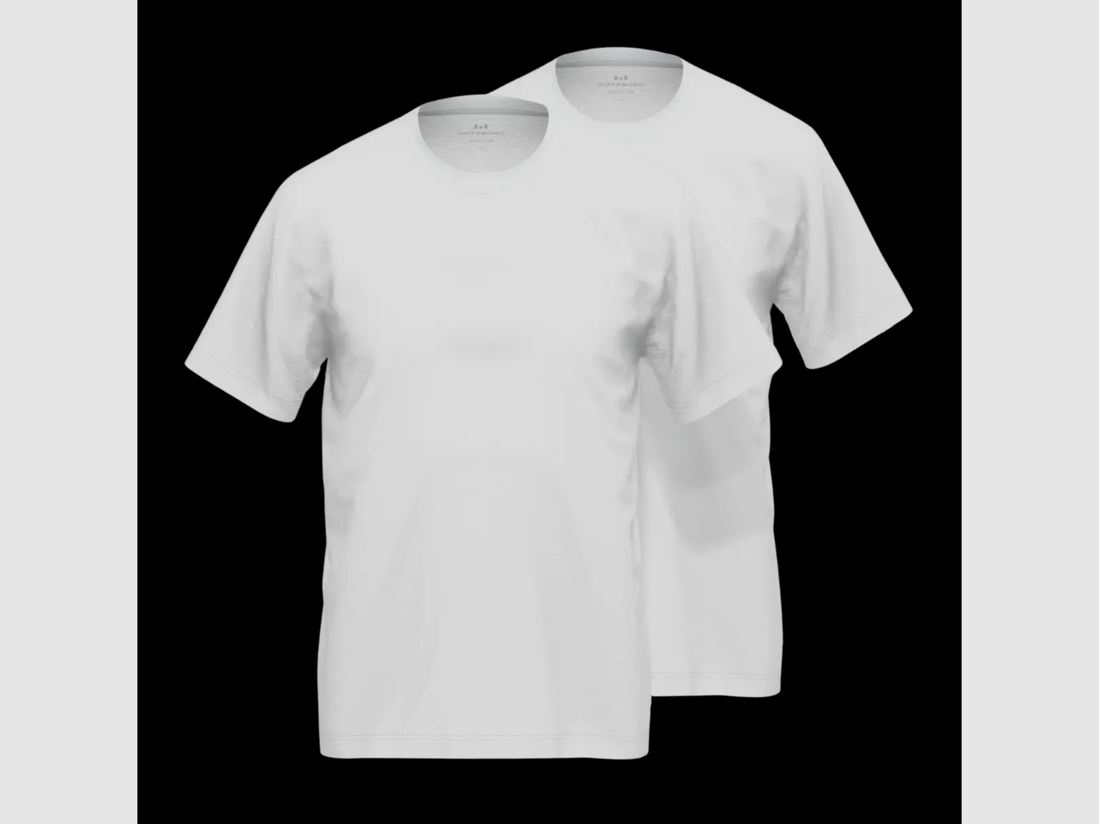 Götzburg Men's T-Shirt Round Neck Double Pack