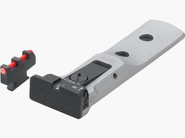 LPA TXT0107-F2-SILVER BA mirino regolabile per revolver per 629, 686, 586, 627, 66, 67, 696, 17, 19, 657, 610, 625, 29, 27 e nuovo per calibro .50 – Immagine del mirino nera