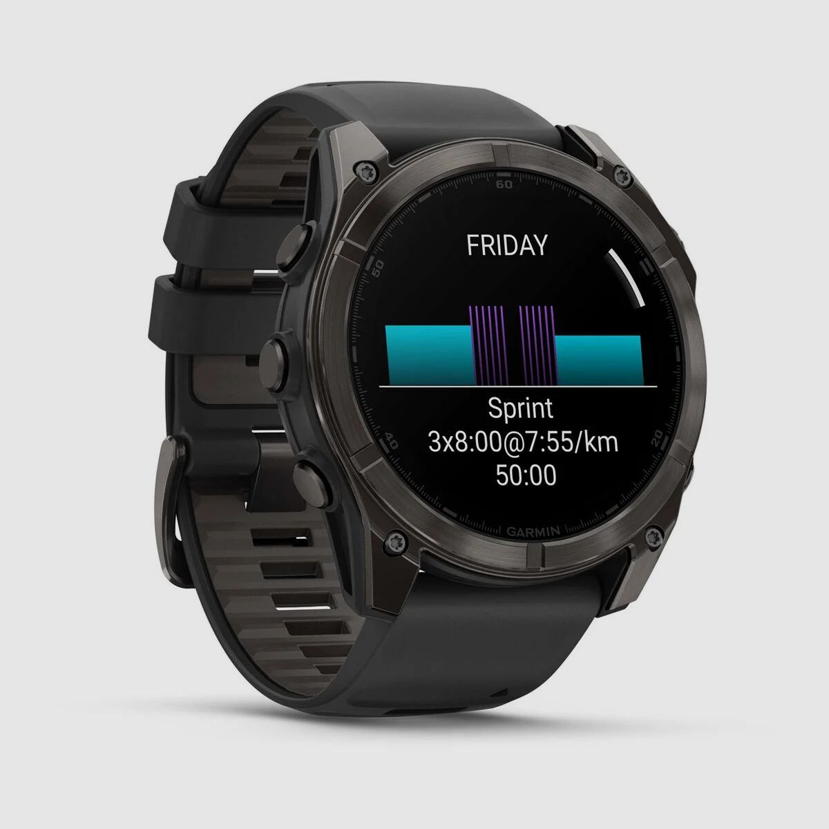 Garmin Fenix 8 51mm Amoled Zafiro Titan - Reloj deportivo