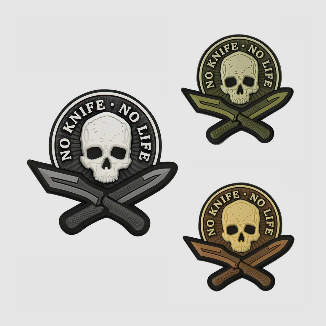 M-Tac 3D PVC Patch Pas de couteau, pas de vie