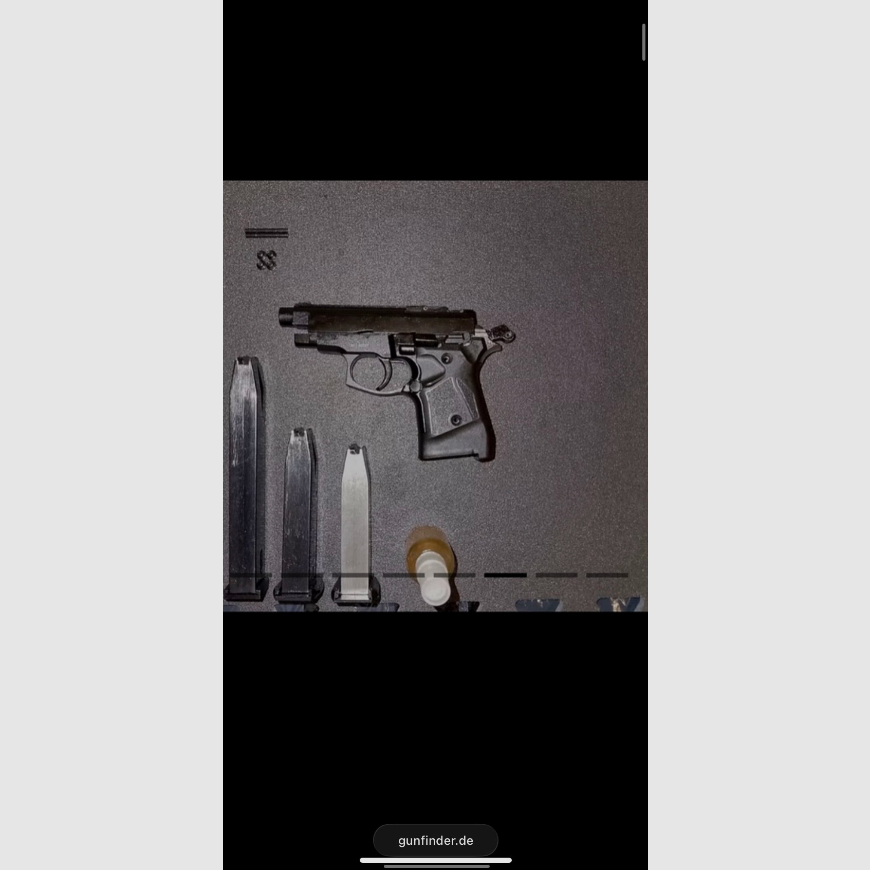 VK Zoraki 925 + Zoraki 914 Umrüst Kit Schwarz PTB 1005