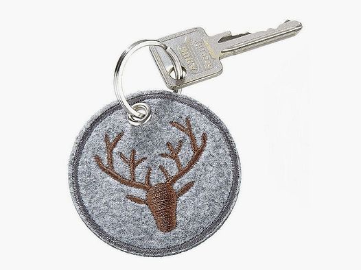 Porte-clés en feutre de la guilde cerf