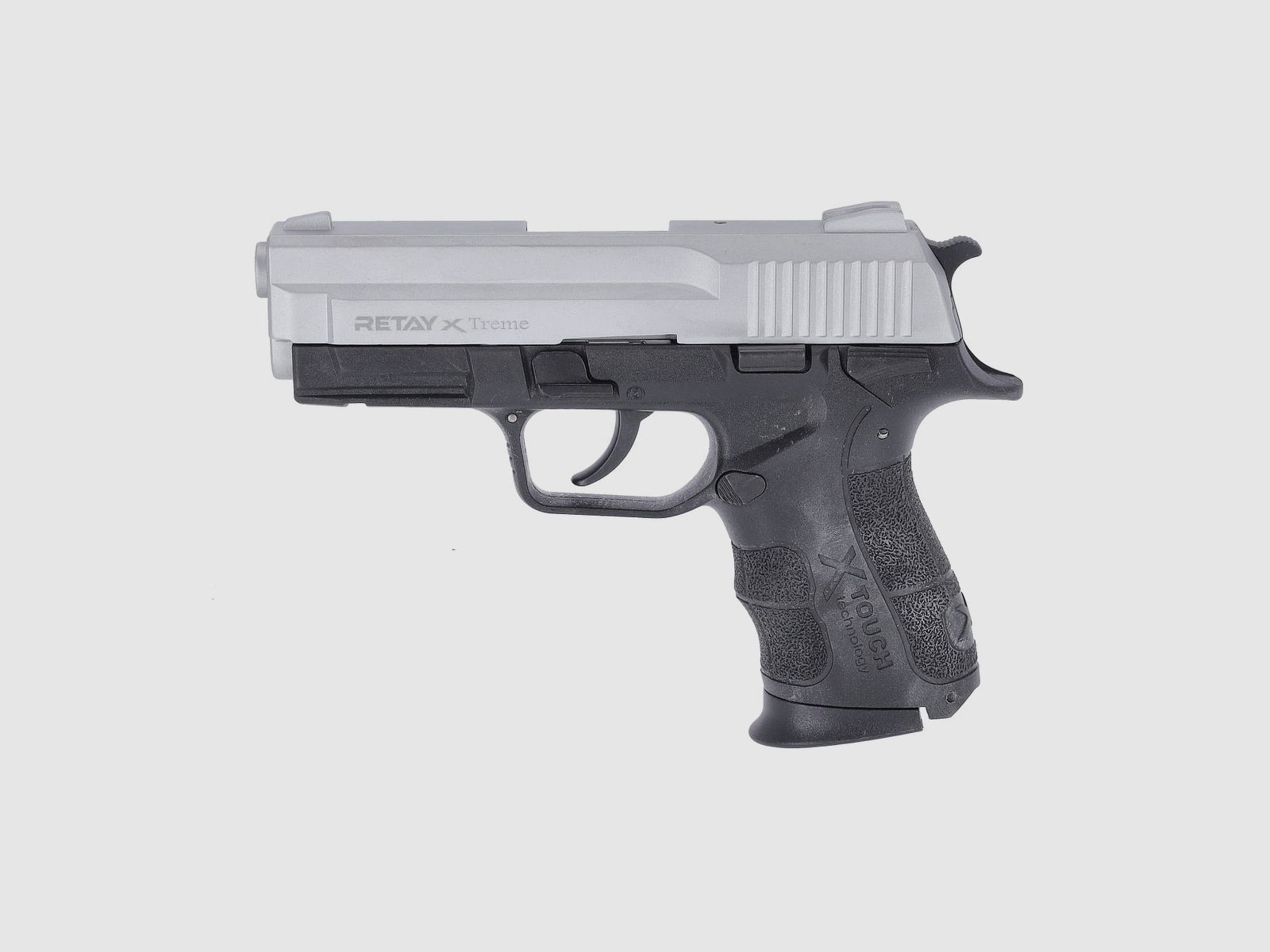 Retay X-Treme Pistola a Salve 9 mm P.A.K Nickel, immagine 1 di 3