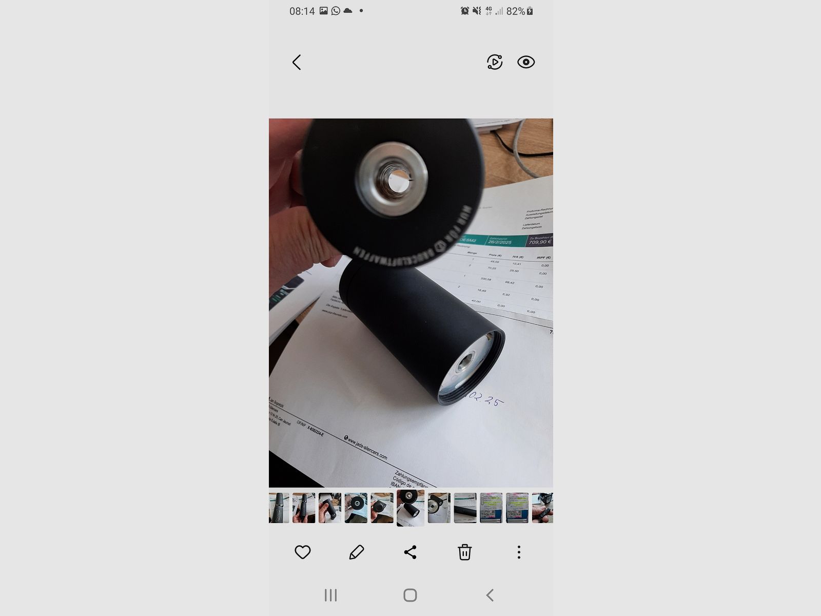 Geluiddemper JADS Waldkauz V4 Kaliber 9 mm/35 voor F wapens