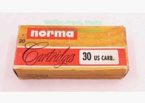 Norma rifle cartridges .30 Carbine/M1