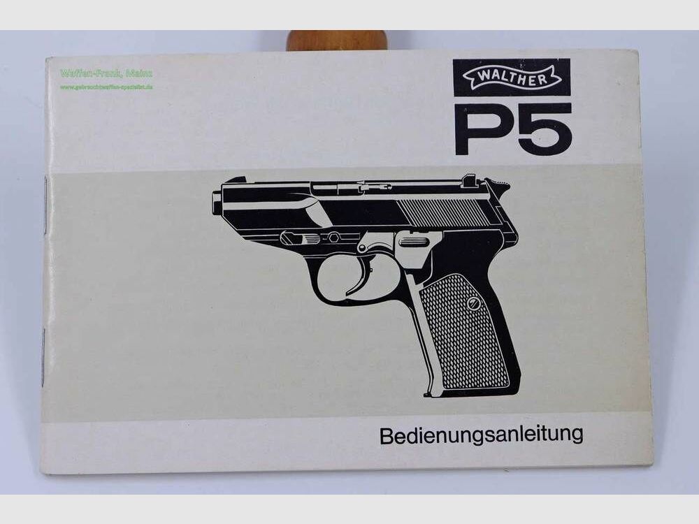 Walther - Ulm Instrucciones de uso, Original Mod. P5