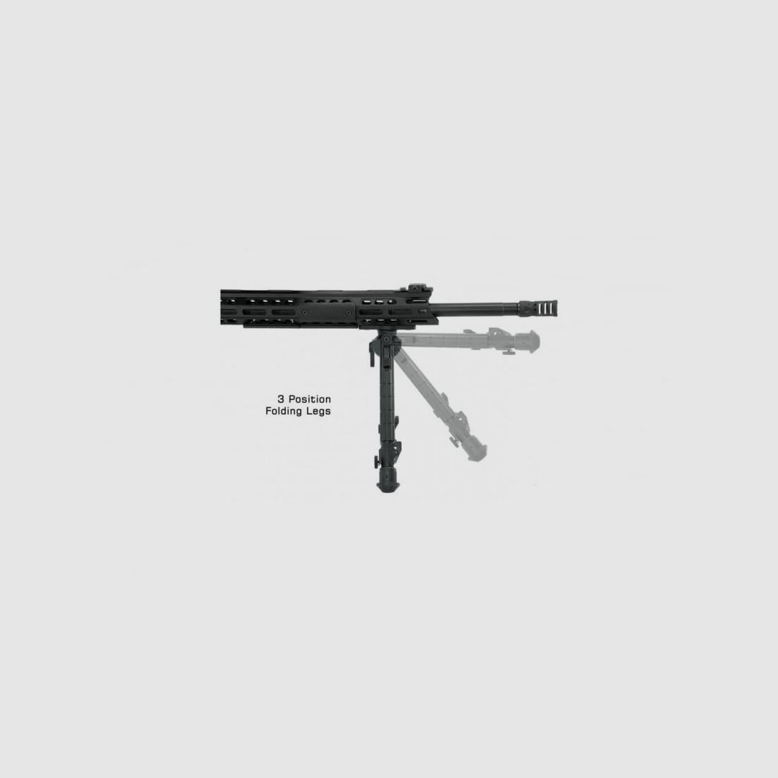 UTG Recon 360 TL Bipod 8”-12” Center Height M-Lok, afbeelding 5 van 7