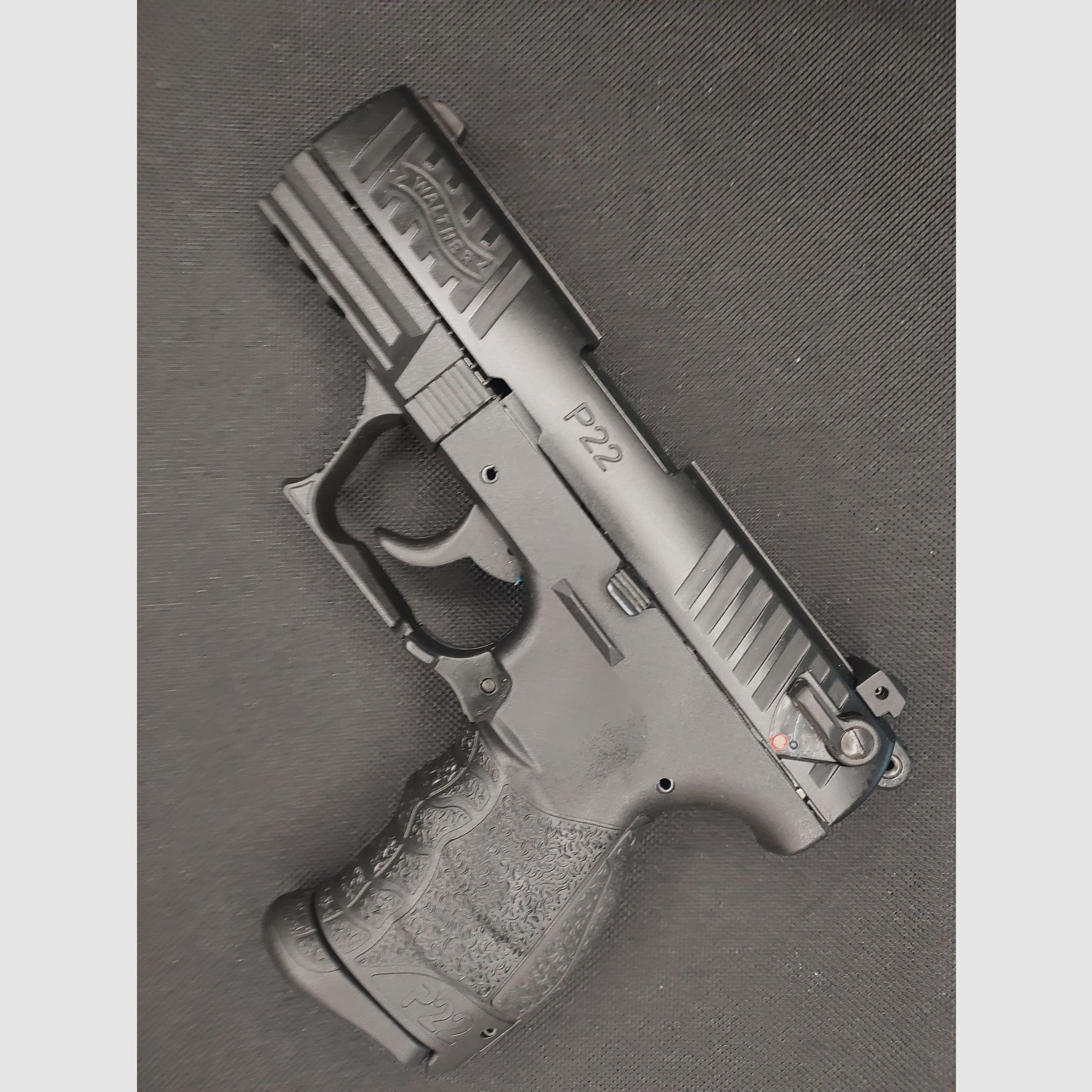 Walther P22Q Schreckschuss Pistool 9mm P.A.K. zwart (PTB 778) [P 22 Q] 2 Magazijnen