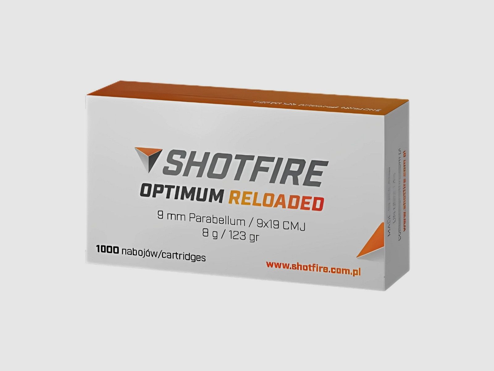 9x19 Shotfire CMJ Optimum Open Reloaded 123gr/7,9g