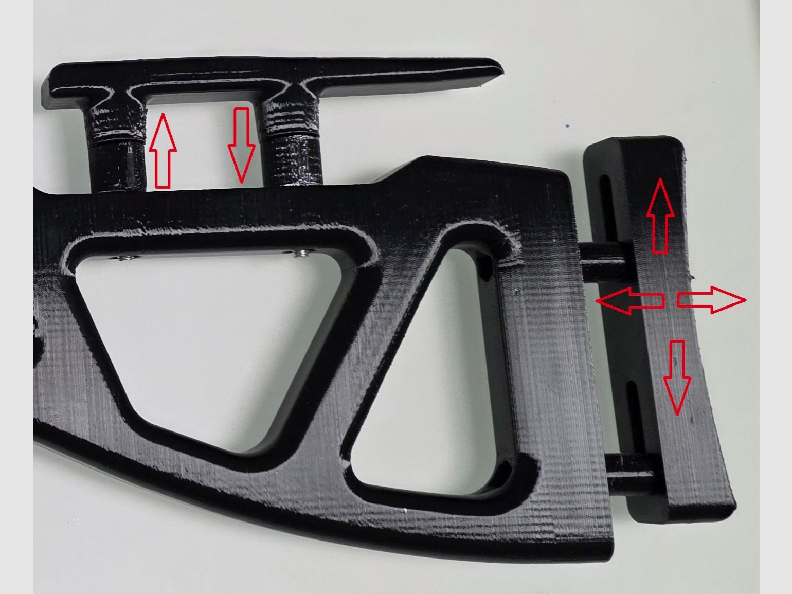 Grip / stock for Diana Chaser Bandit Airbug PETG black #01