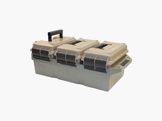 MTM CASE GUARD – 3-CAN AMMO CRATE | Green Army