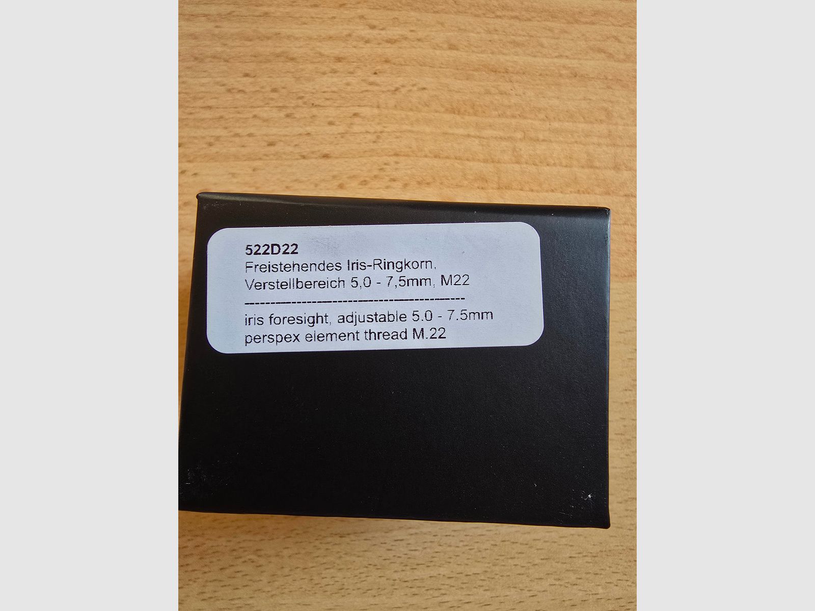 Gehman freistehendes Iris-Ringkorn Glas M22