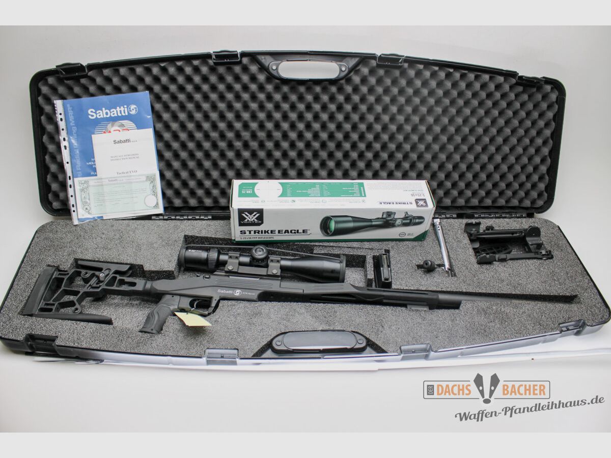 Rep. carabine Mercury STR Sport FC noire cal. .308 Win avec Vortex 5-25x56 et filetage
