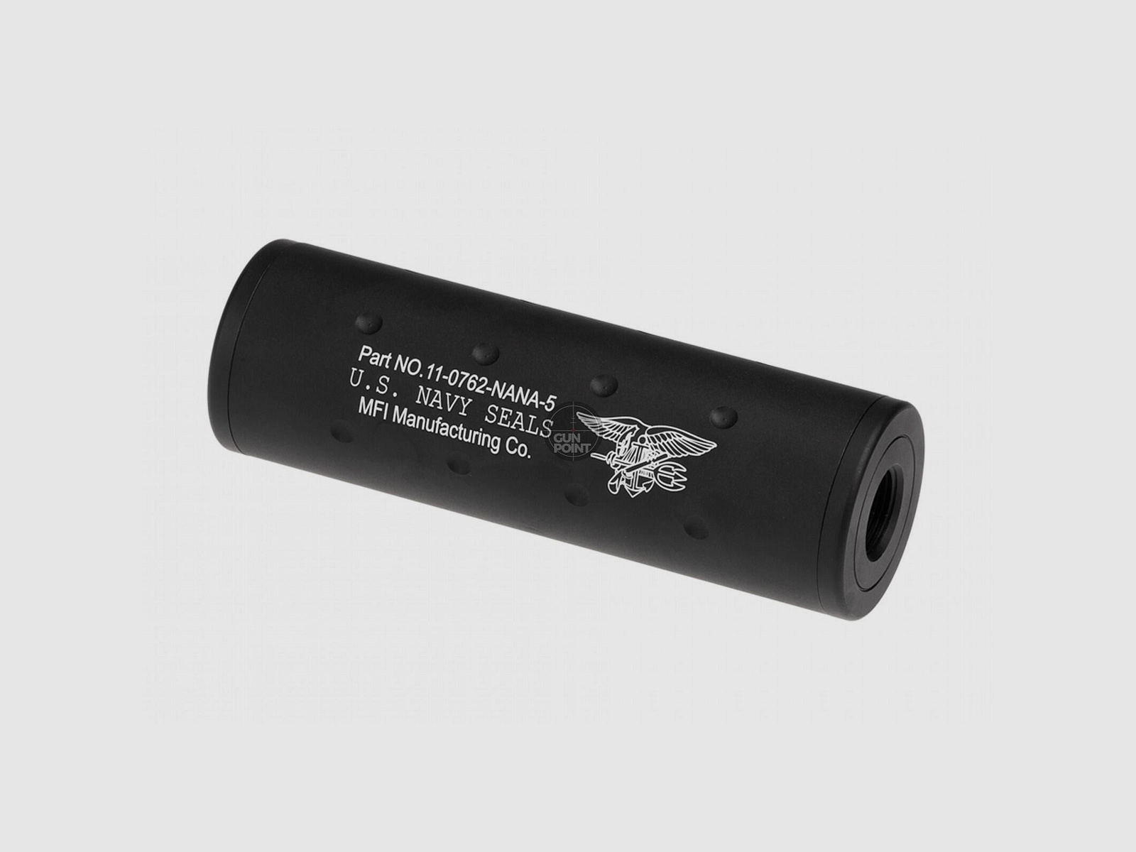 FMA 107mm Navy Seals Silencer CW/CCW-Schwarz