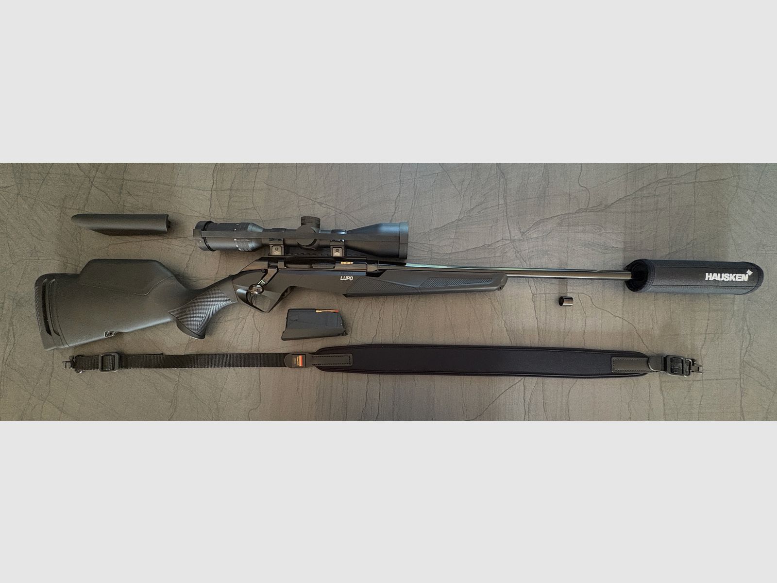 Benelli Lupo BE.ST. Black , GPO Spectra 6x 2-12x50i, Hausken JD184 Xtrm MKII 
