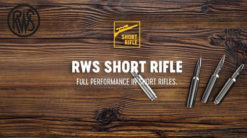 RWS Short Rifle cartridges: Full performance from short barrels.