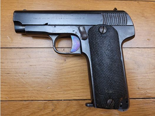 Sehr guter und legendärer Pistol « Ruby » – Herstellung « Vesta » aus dem Ersten Weltkrieg – Kaliber 7,65 Browning – Pistol der Grabenreiniger von 14/18 – BE / TBE