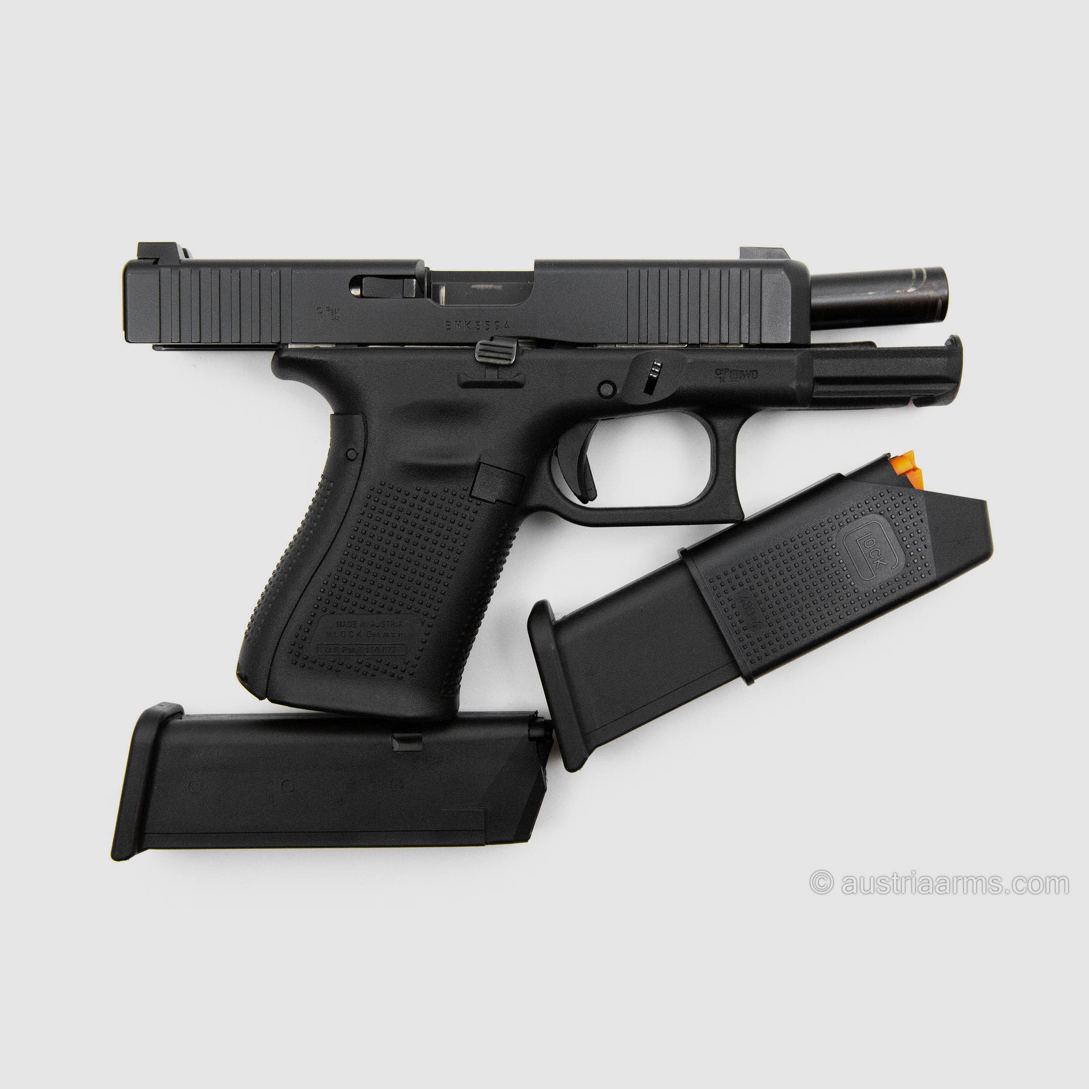 Glock 19 Gen 5 inkl. Tritium Visier, neuwertige Gebrauchtwaffe, 9×19 mm, Bild 2 von 5