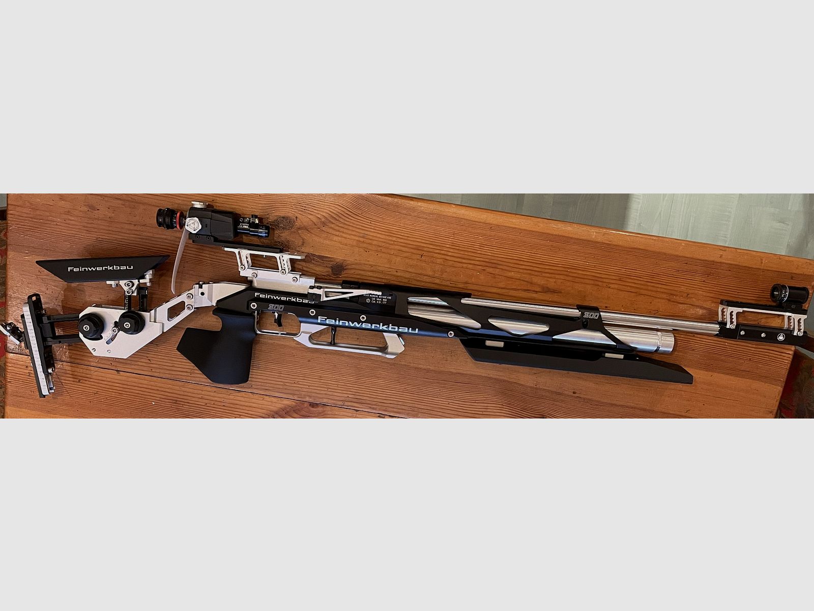 Luftgewehr Feinwerkbau LG800X Auflage Alu schwarz