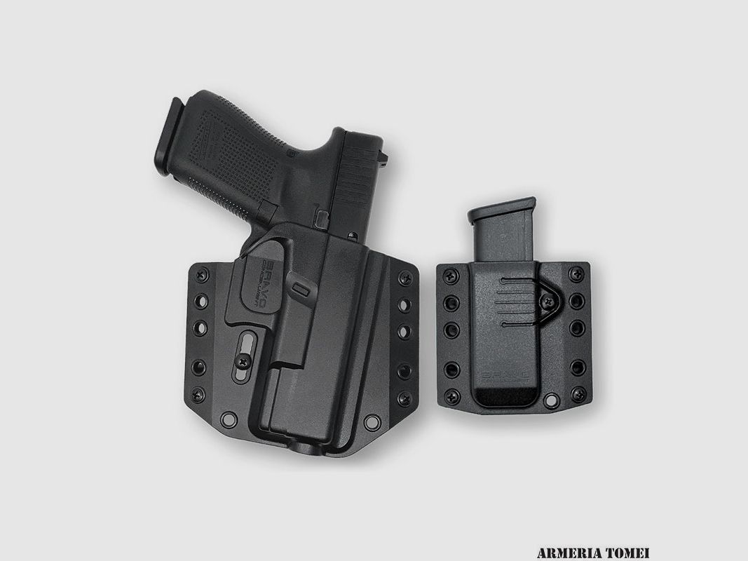 HOLSTER – BRAVO CONCEALMENT OWB FÜR GLOCK 17 MIT MAGAZINHALTER