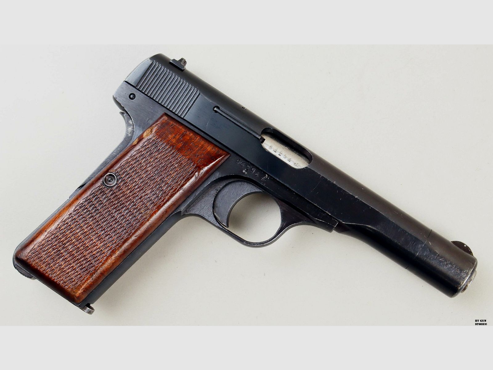 Pistola Fabrique Nationale F.N. mod. 10/22 Politi Norway cal. 7,65 matr. 54294, immagine 4 di 11