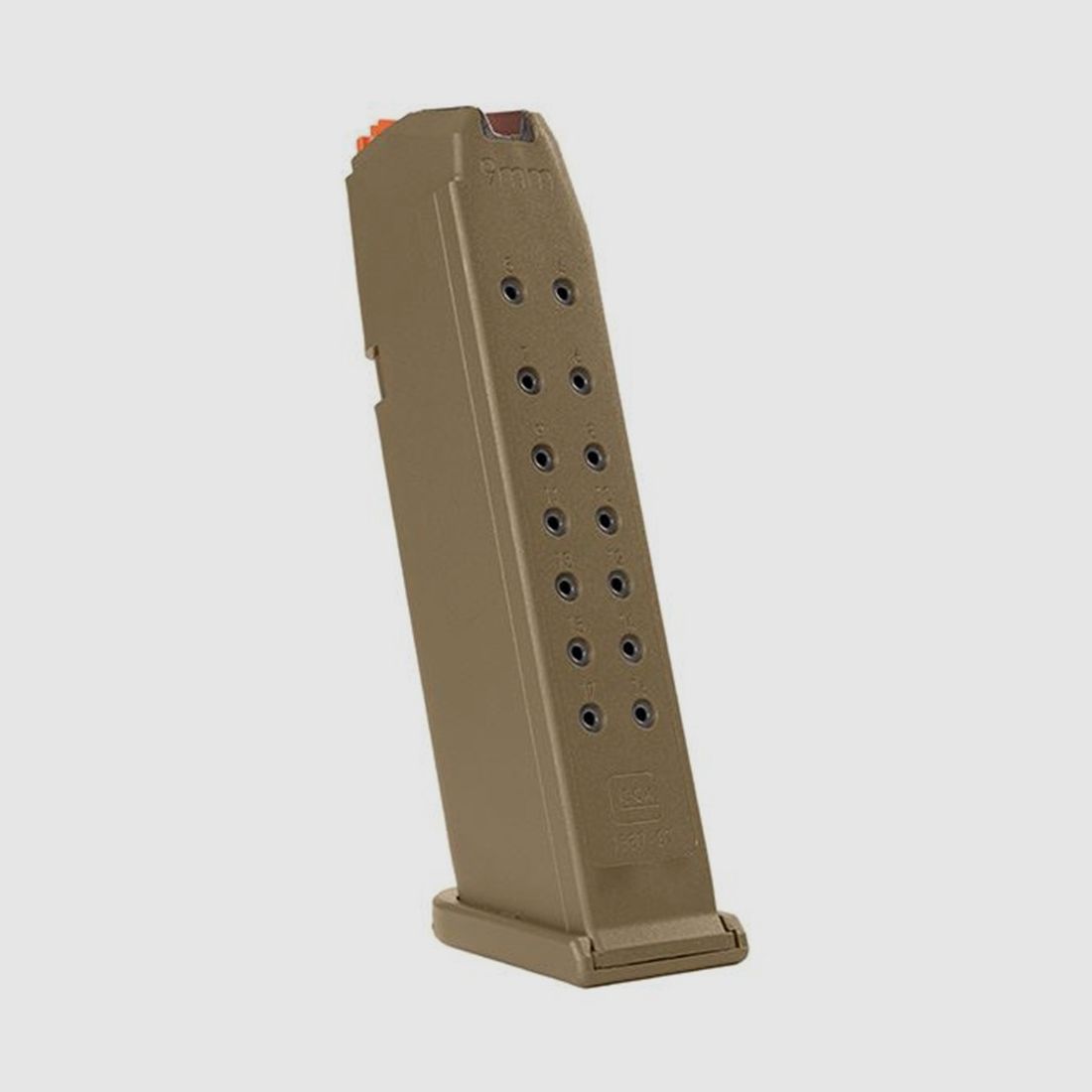 Magazin Glock 19X coyote 17 Schuss Kal. 9x19