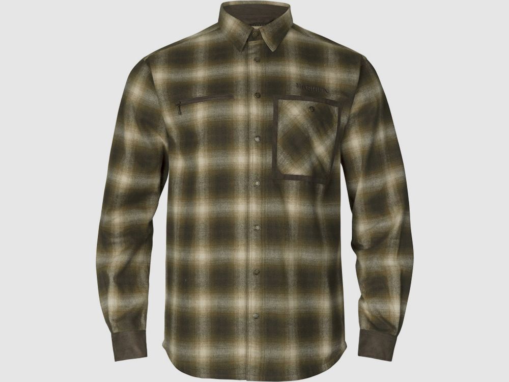 Härkila Folke Willow green chemises en flanelle pour homme, image 1 sur 2