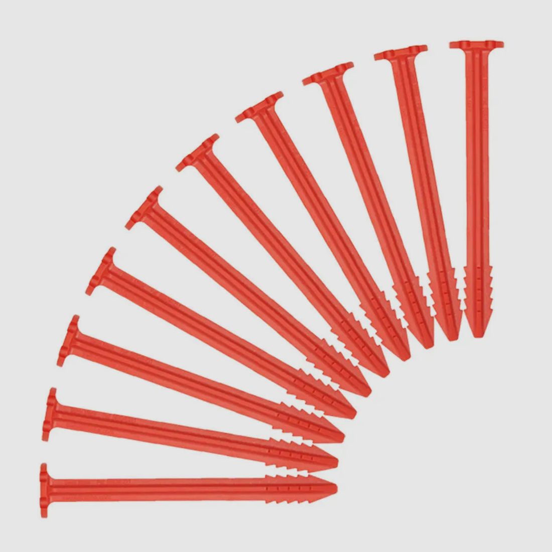 SwissPiranha Swiss Piranha Hering Set 10 Peg rot