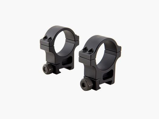 Montageringe 34mm Höhe Standard See-Thru Black