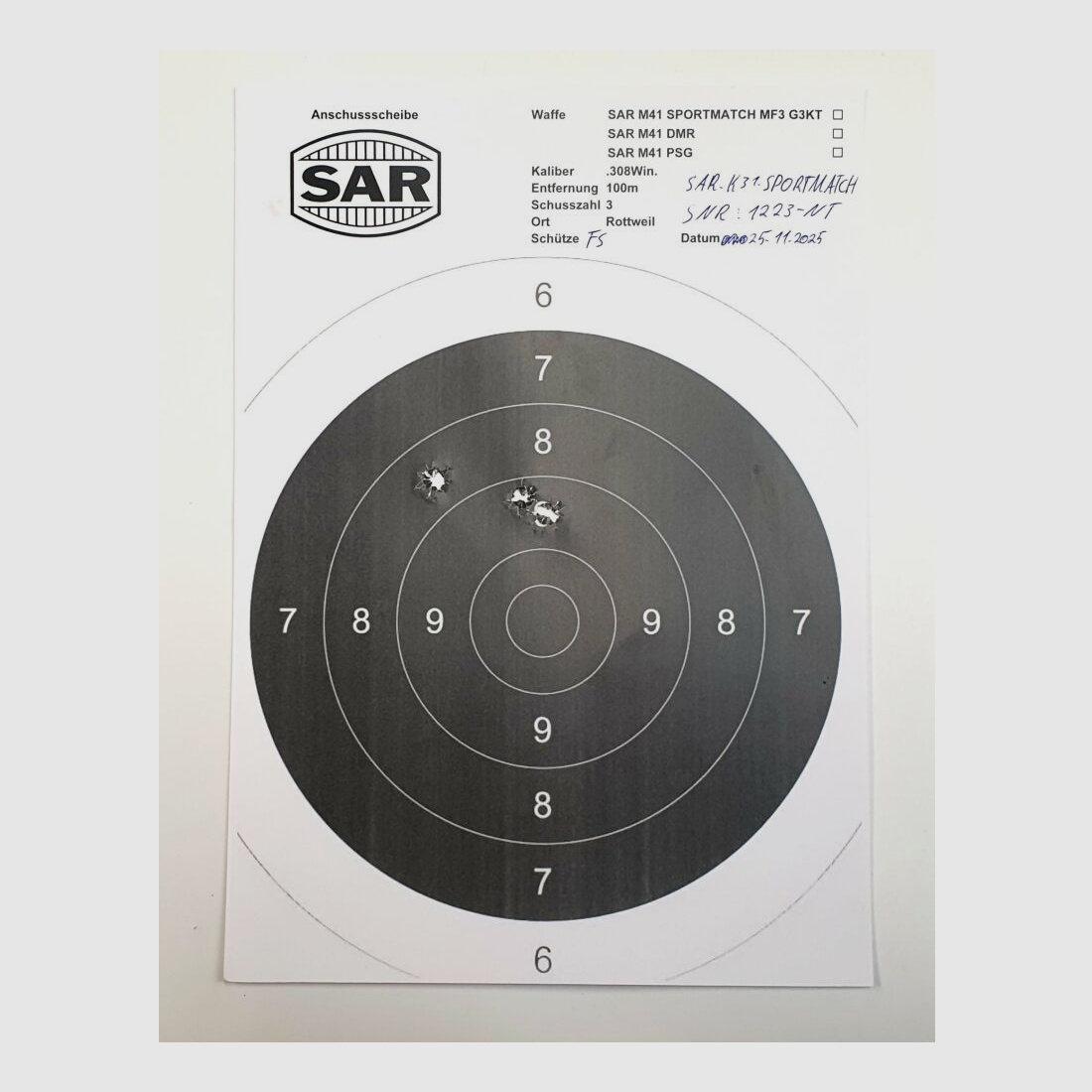 Schwaben Arms GmbH - Nowa produkcja - Karabin powtarzalny SAR K31 SPORTMATCH w kalibrze 308win. podobny do szwajcarskiego K31