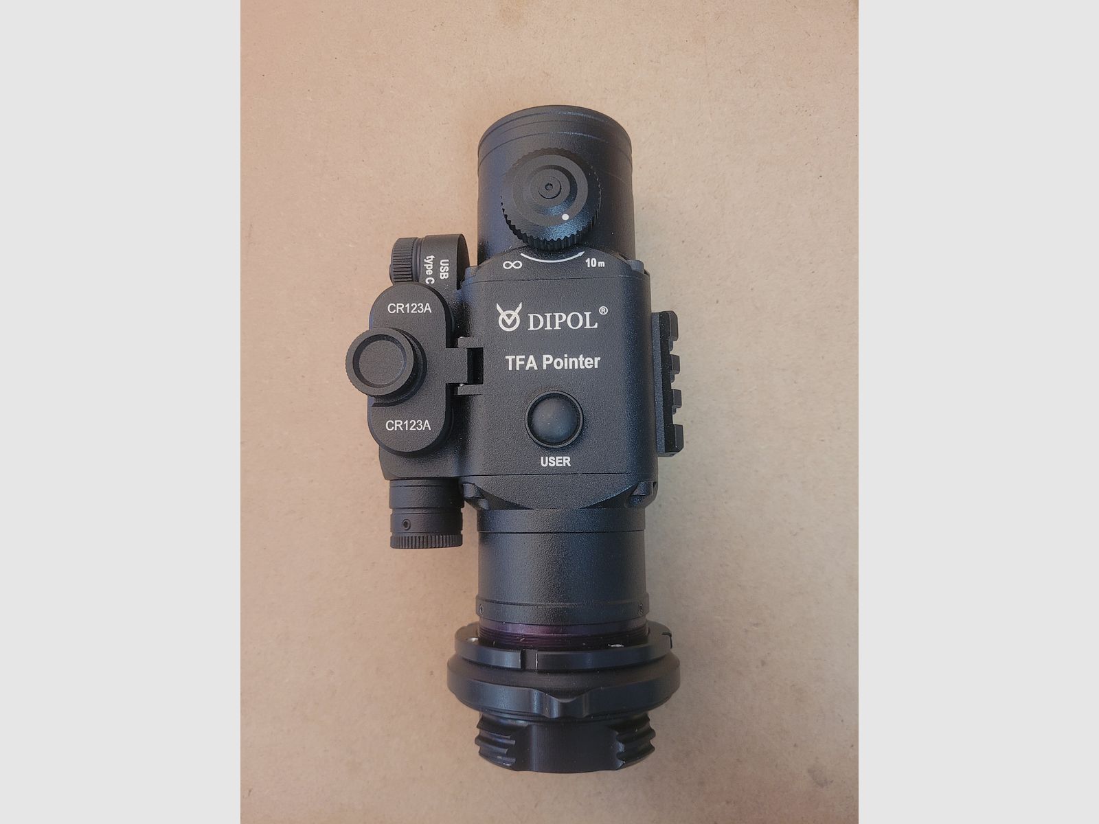 Dipol TFA Pointer warmtebeeldopzetapparaat – gebruikt, als nieuw inclusief EP-Arms adapter