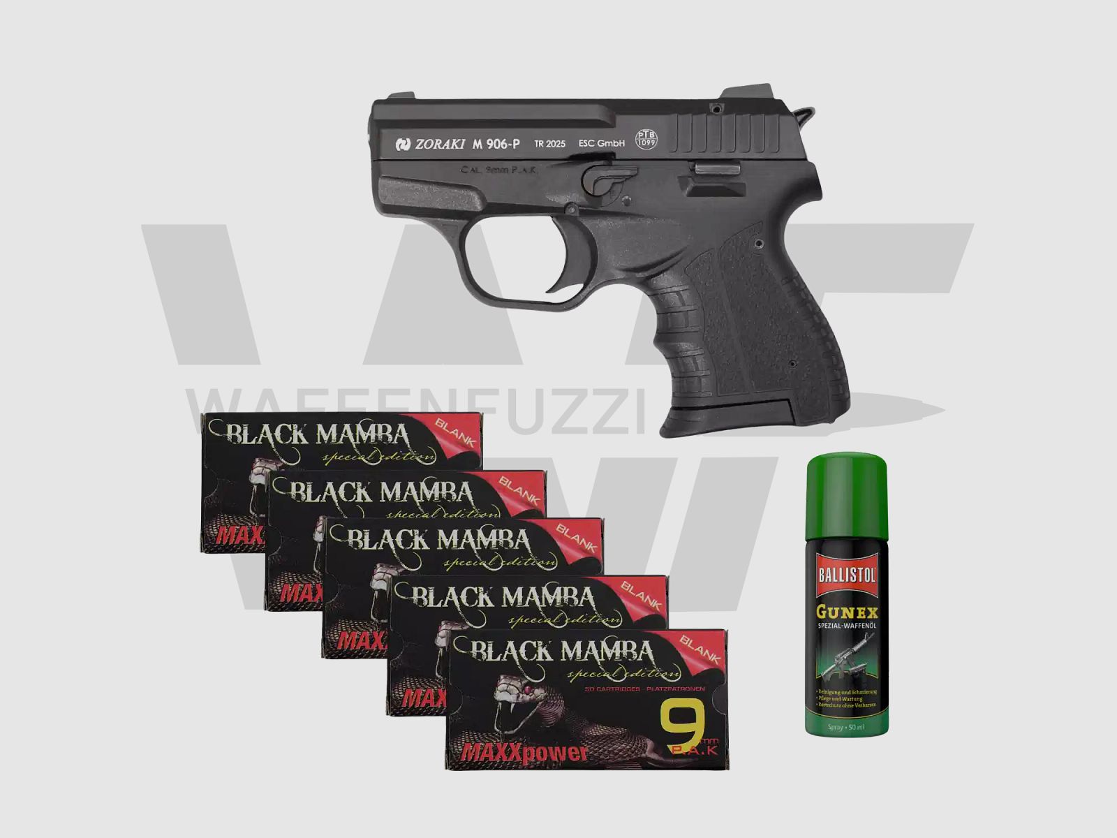 Zoraki 906 pistolet alarmowy All Black S-Deal