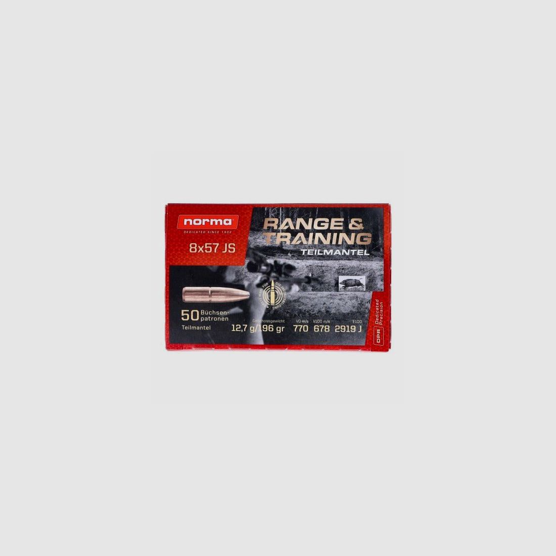 Norma Range & Training 8x57 IS (50er Pack), Bild 2 von 2
