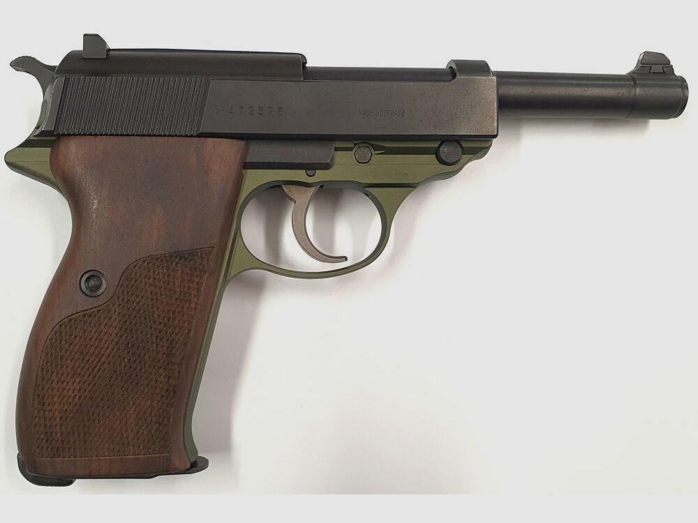 Walther / Schwaben Arms GmbH Sonderedition Pistole Walther P38 im Kleeblatt Grün