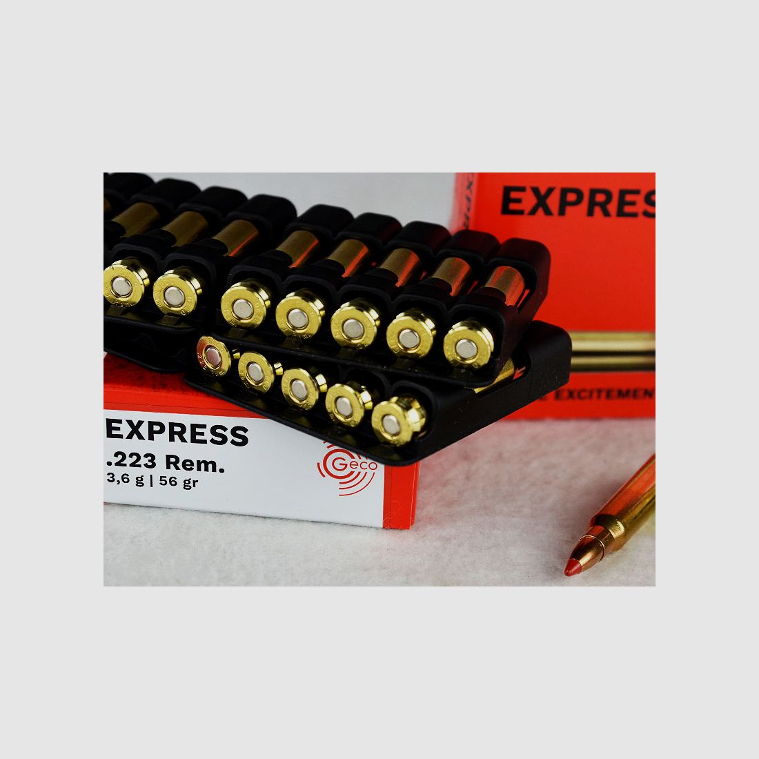 GECO .223 REM, EXPRESS 55 grs 1 Packung (20 Schuss á 1,545 €*)