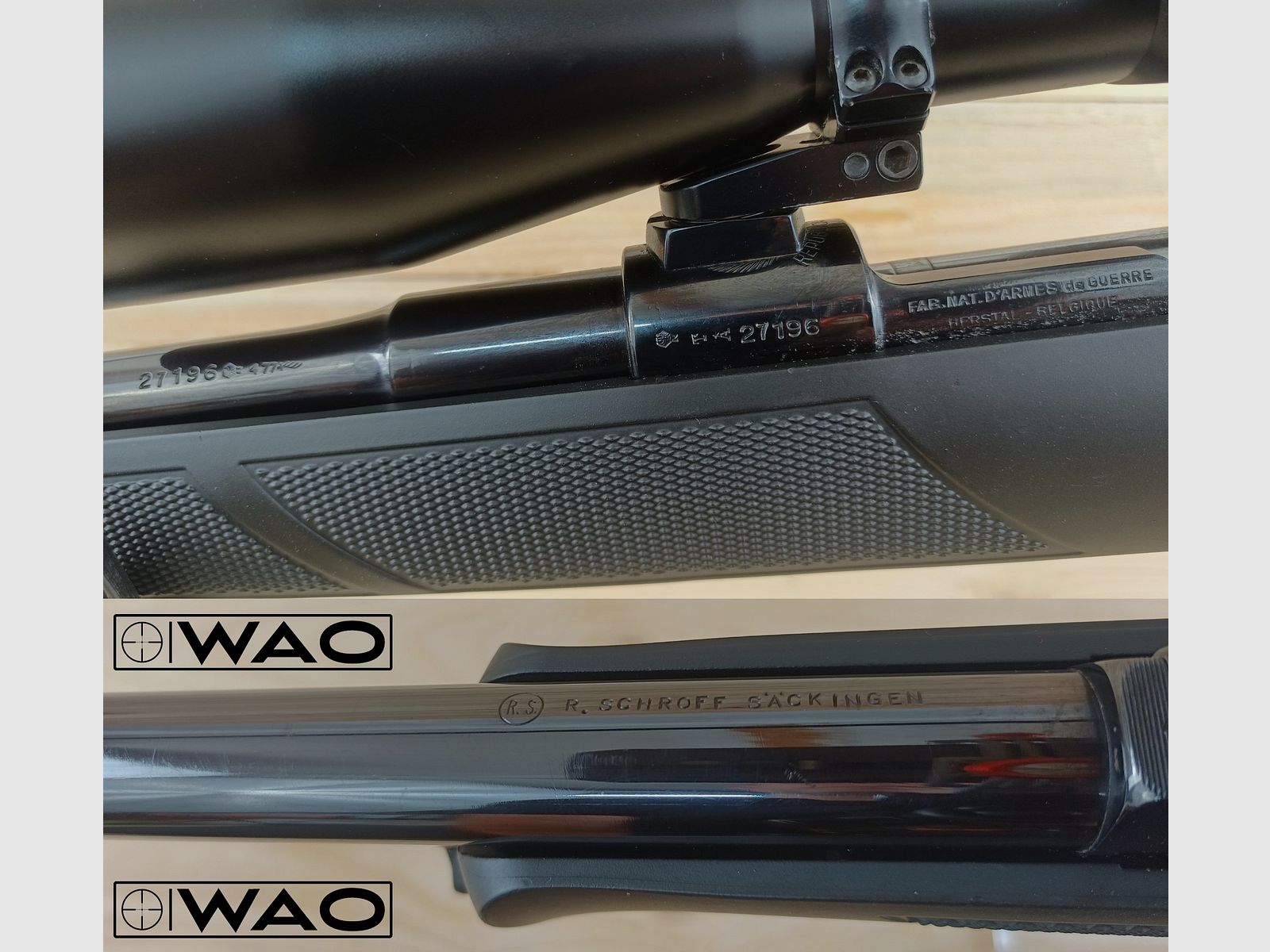 Mauser Pérou, FN Mod. 1935 Pérou, R. Schroff, Cal. 7,5x55 Suisse *Unikat avec DOCTER Basic*