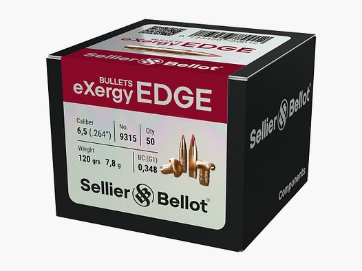 Sellier & Bellot Kogels .264 eXergy Edge 7,8g/120grs.