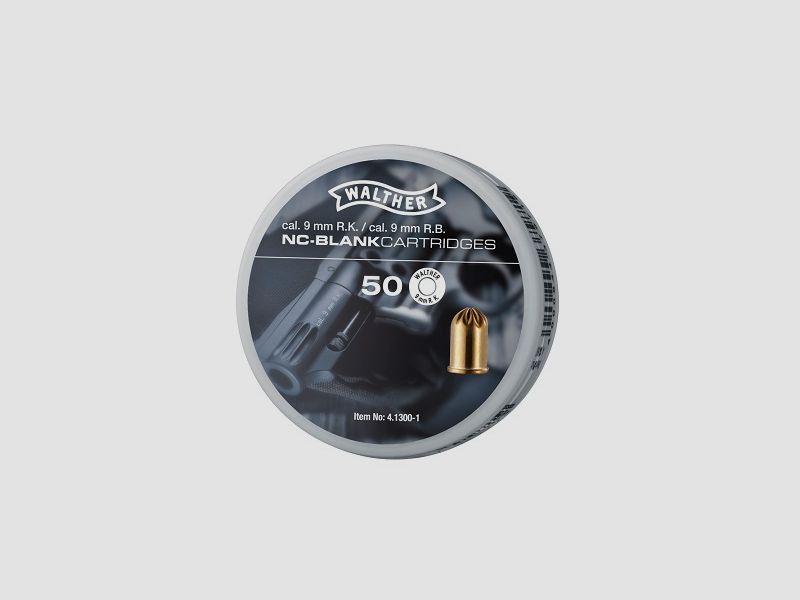 Umarex 9mm Knall NC Revolver 50er Platzpatronen