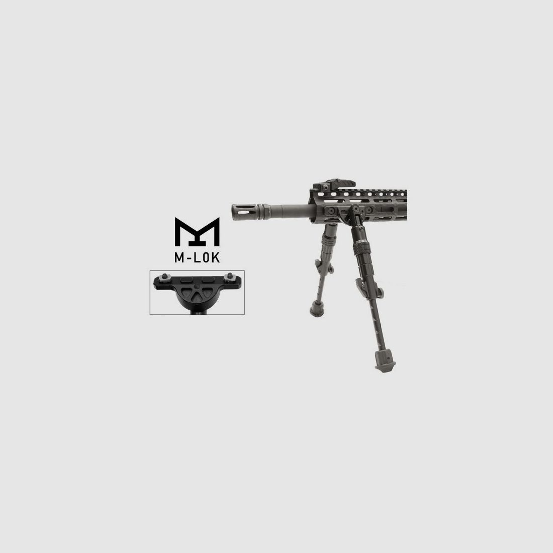 UTG Zweibein Recon Flex Bipods M-Lok 145 - 203 mm