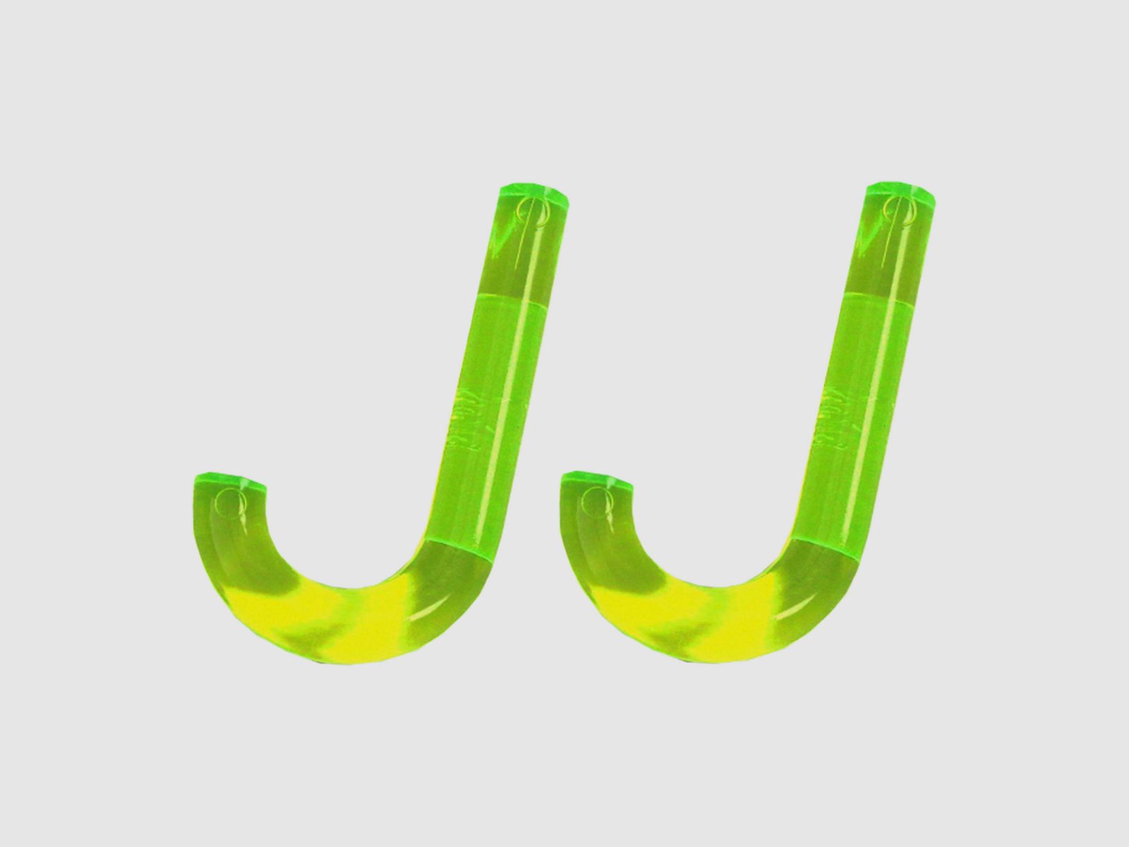 2 UV barrel lights green
