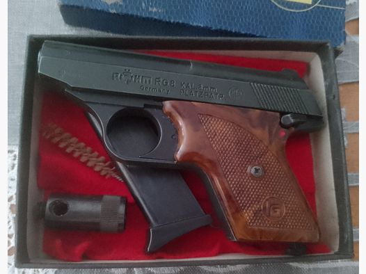 Seltene Röhm RG 8 im Kaliber 8 mm Knall/ PTB 412 mit OVP!
