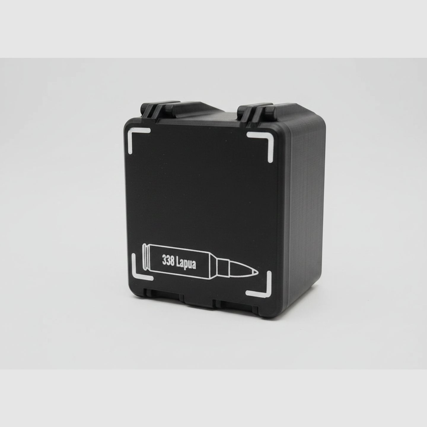 Filamelt Munitionsbox / 338 Lapua Magnum / 'Klapp- / Rastdeckel' / Patronenbox, Ammo Box
