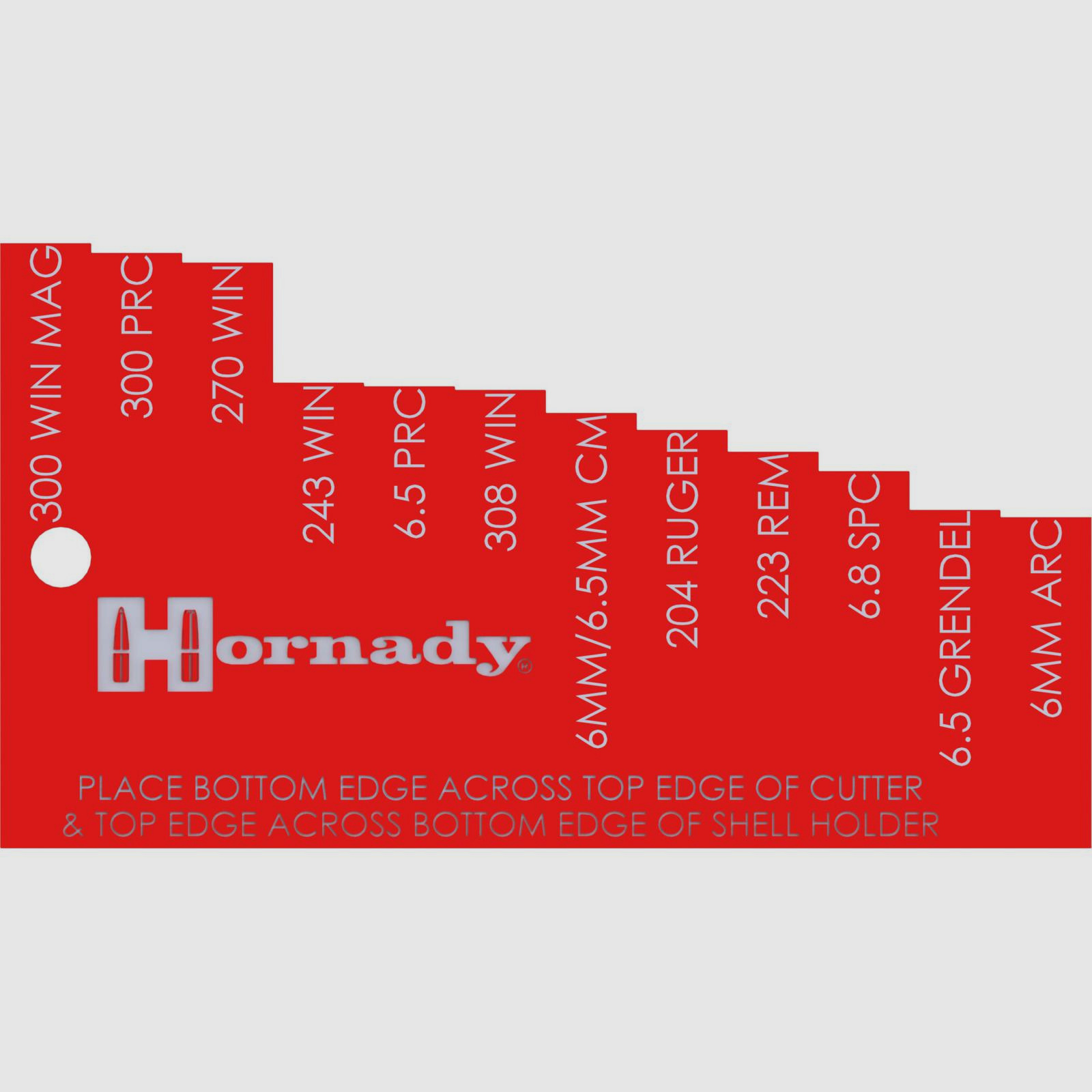 Hornady Case Trim Gauge per calibri da fucile / calibro di custodia